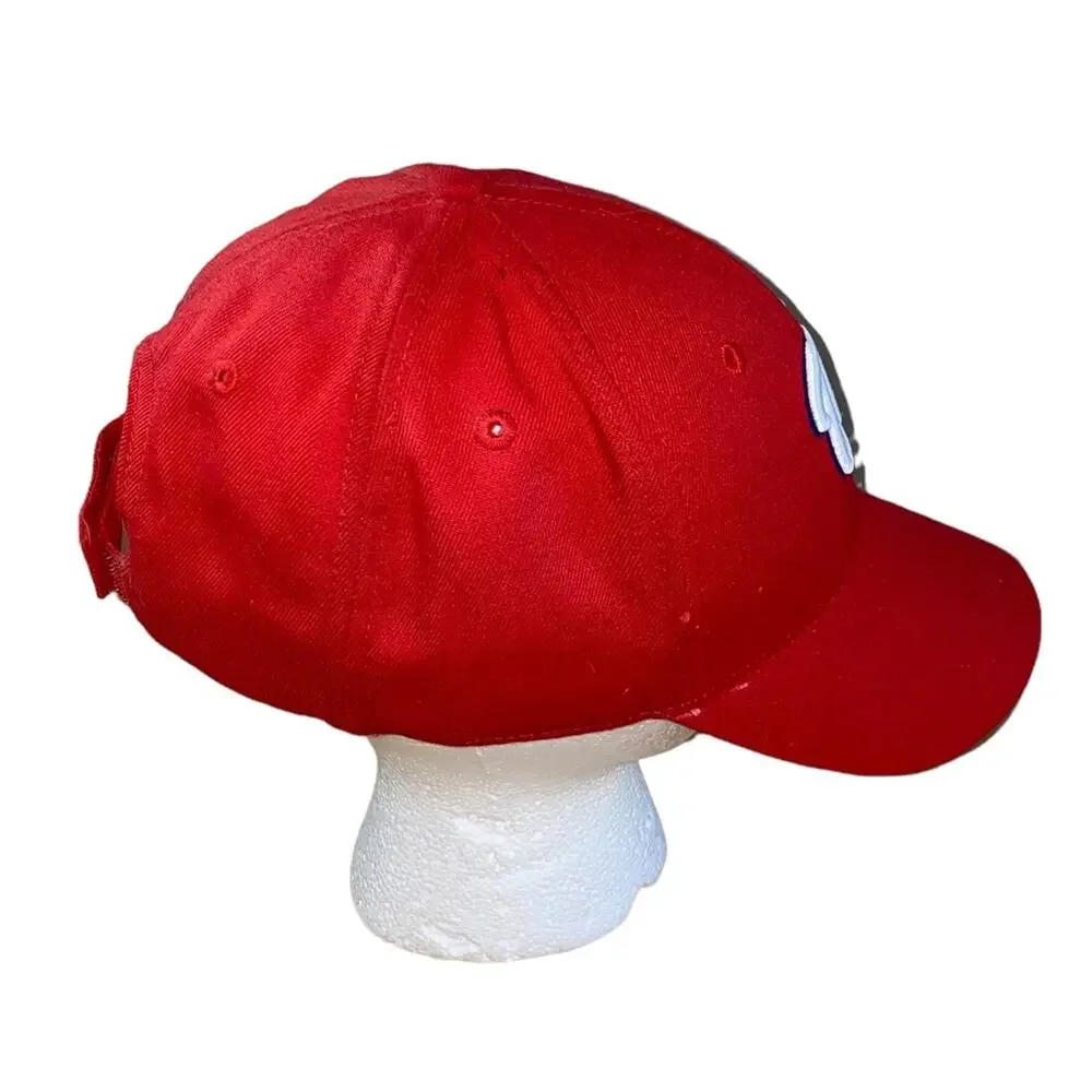 New Era Washington Nationals Red Adjustable MLB Baseball Cap One Size Signed